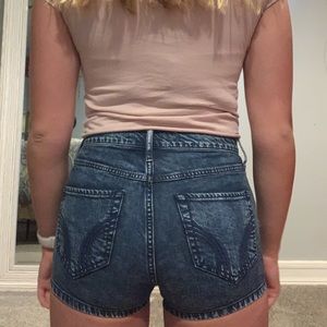 hollister denim shorts